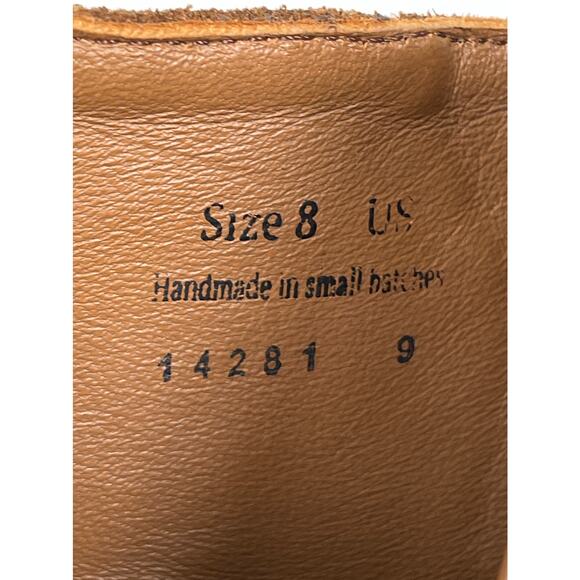 Thursday Boot Co. Cognac Suede Modern Boot Brown Women’s 8 Heeled - Picture 9 of 9